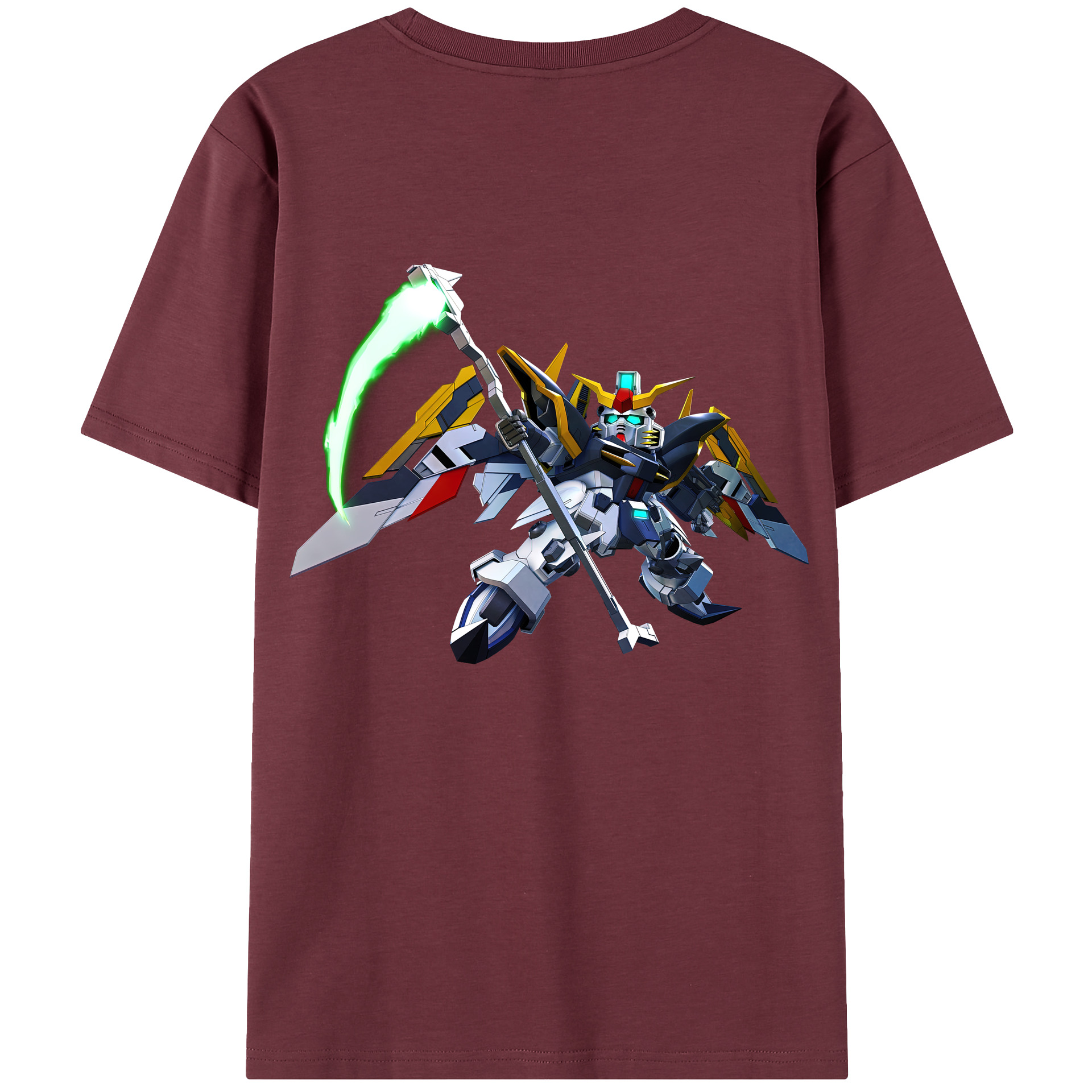 （画像用） 機動戦士ガンダム Mobile Suit Gundam 綿100％半袖Tシャツ（背面プリント）